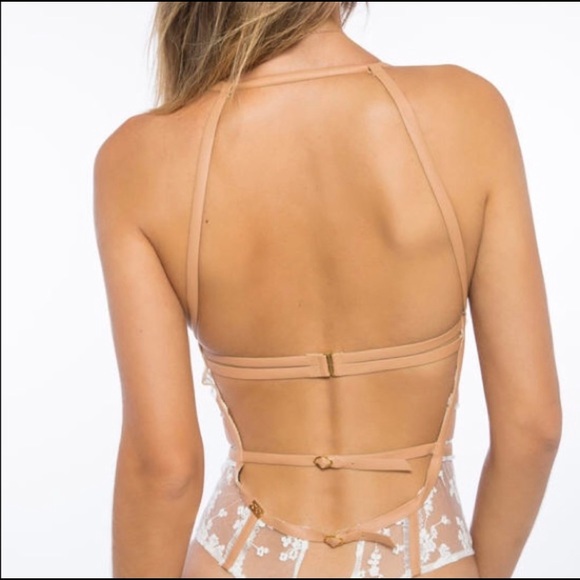 For love lemons sheer lace mesh bodysuit skivvies - Picture 4 of 6